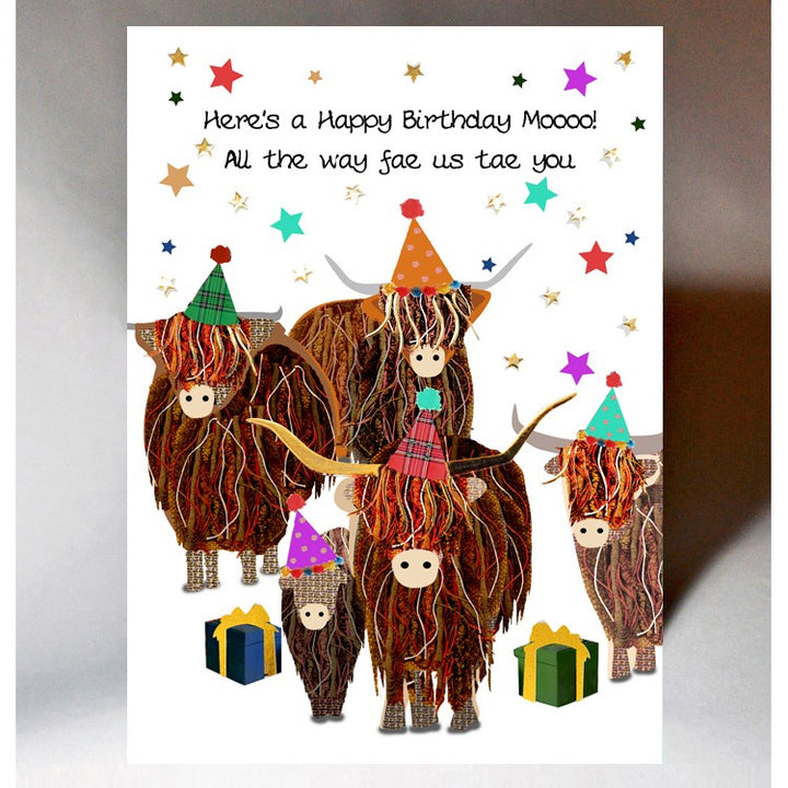 Birthday Herd of Coos Card