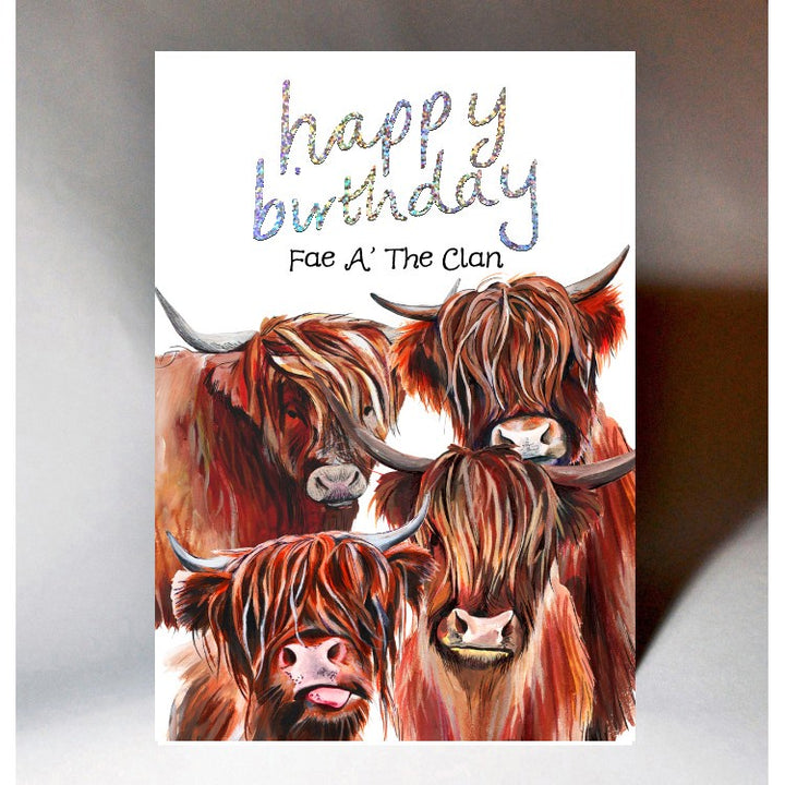 HAPPY BIRTHDAY FAE A' THE CLAN COOS CARD