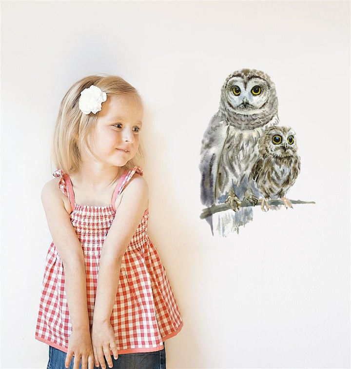 Woodland Owls Wall Stickers