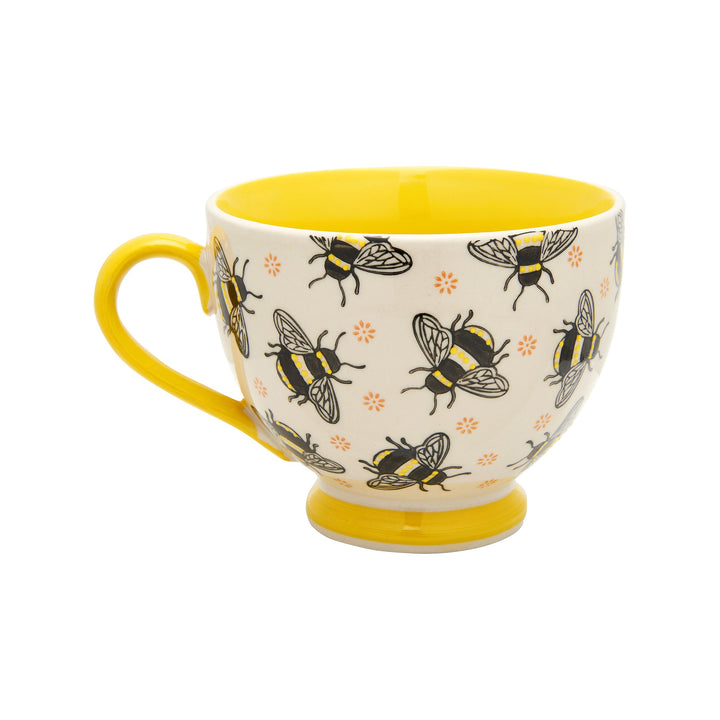BUSY BEES STAMPED MUG
