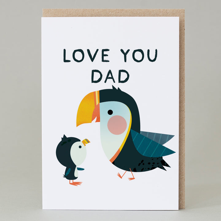 Love you Dad Puffin Card
