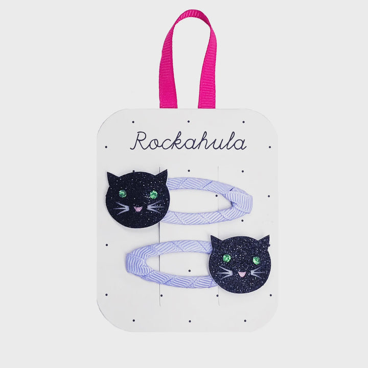Lucky Black Cat Clips