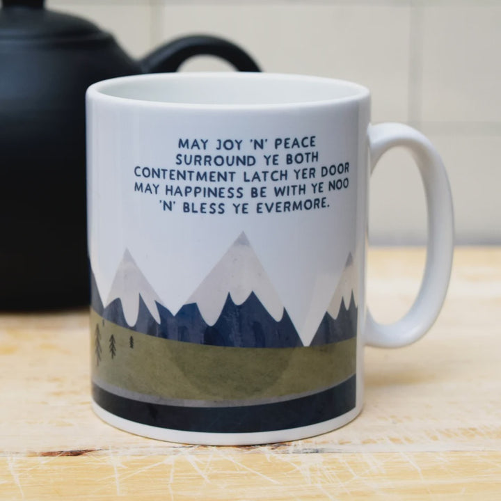 May Joy N Peace Scottish Mug