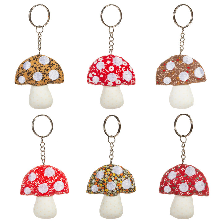 Mushroom Keyring Assorted