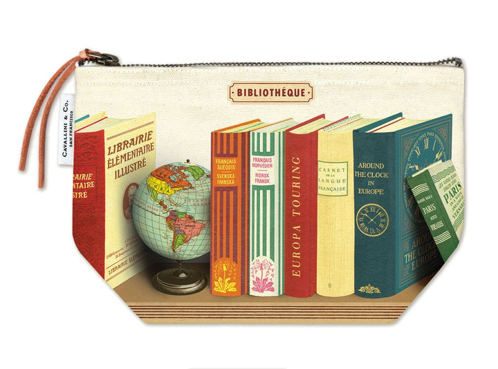 Bibliotheque Cotton Pouch