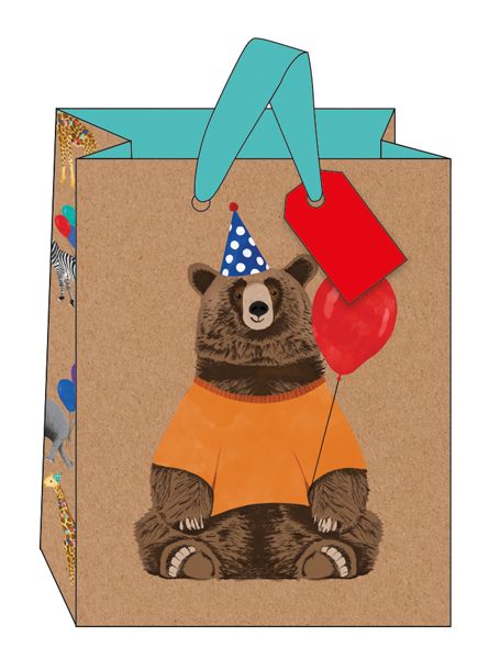 Party Bear Medium Gift Bag