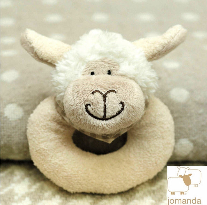 Cuddly Soft Sheep Baby Rattle