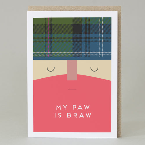 'Paw is braw' Card
