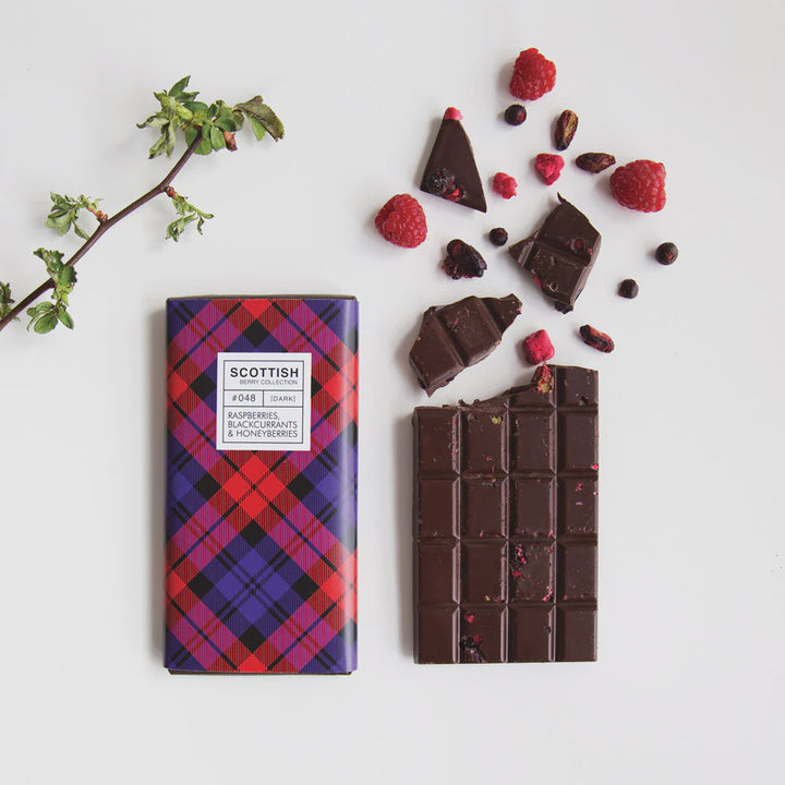 Scottish Berries Dark Chocolate Bar