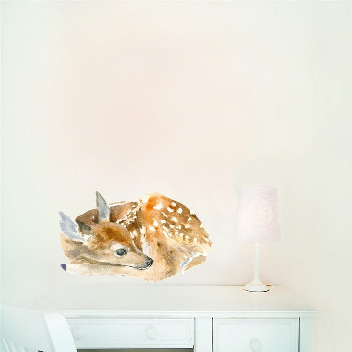 Sleeping Deer Wall Decal