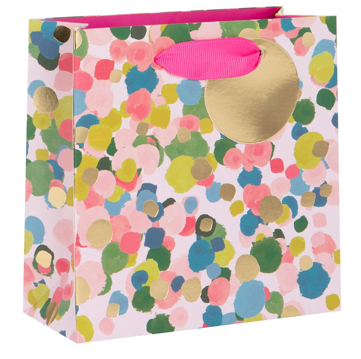Small Colourful Confetti Print Gift Bag