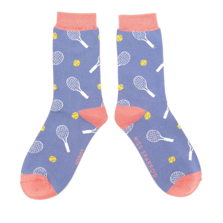 Tennis Ladies Bamboo Socks Denim