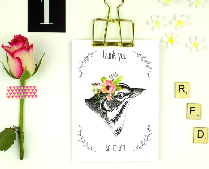 Thank You So Much (Bird) card