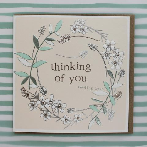 Thinking of You Sending Love Card