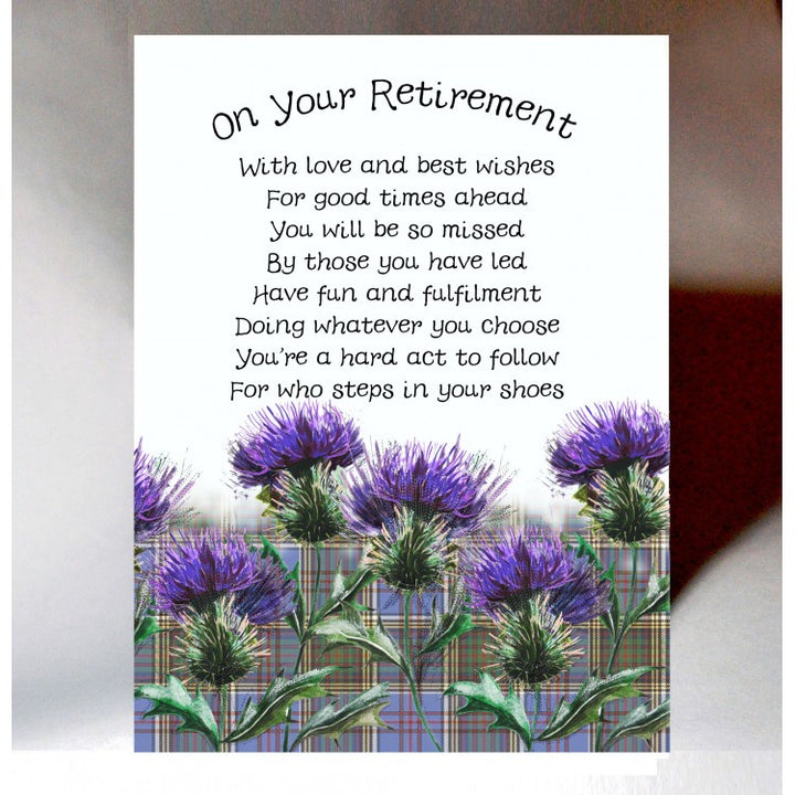 Thistle Scottish Retirement Card