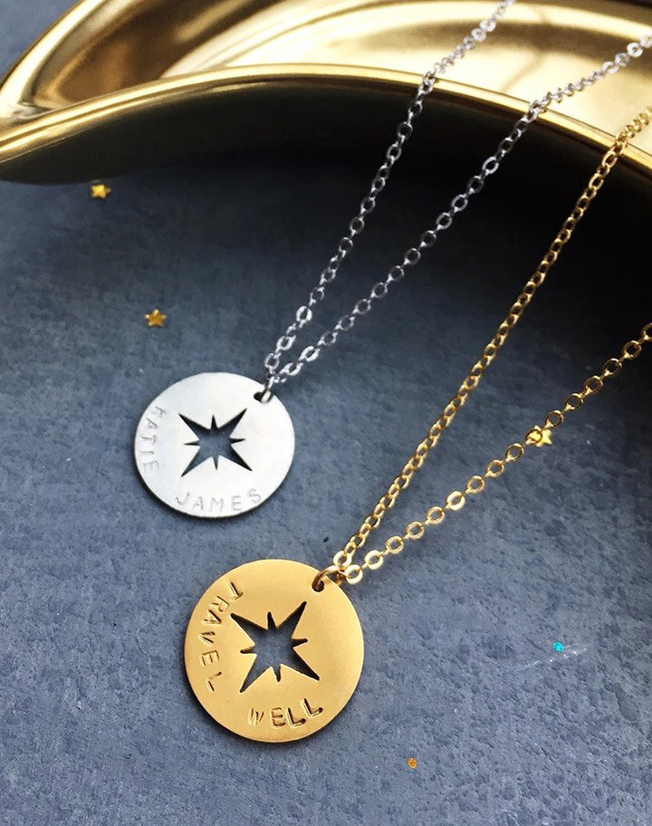 Traverse Compass Necklace