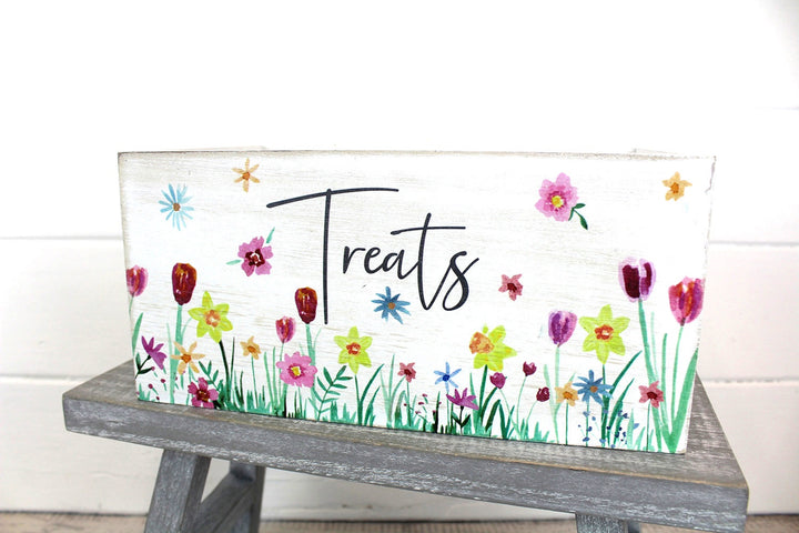 Floral Treats Storage Crate