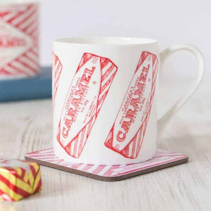 Tunnock's Caramel Wafer Repeat China Mug