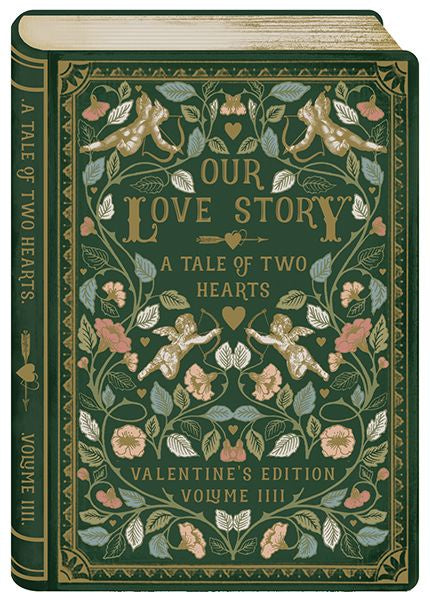 A Tale Of Two Hearts Story Book Valentines Card