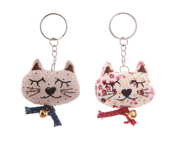 VINTAGE CAT KEYRING ASSORTED