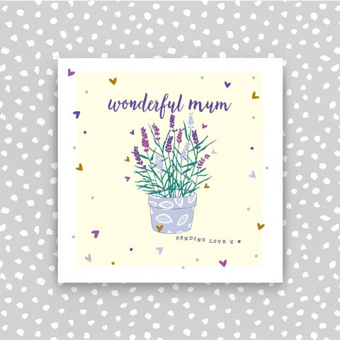 Wonderful Mum Lavender Card