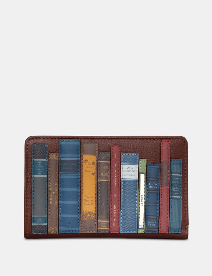 Bookworm Brown Leather Oxford Purse
