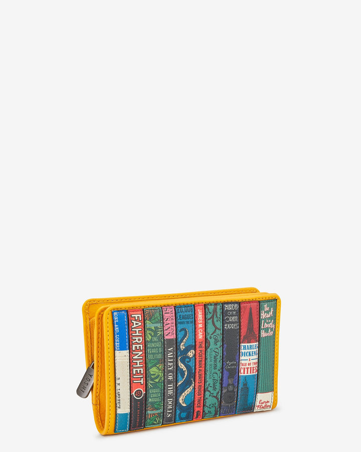 BOOKWORM YELLOW LEATHER OXFORD PURSE