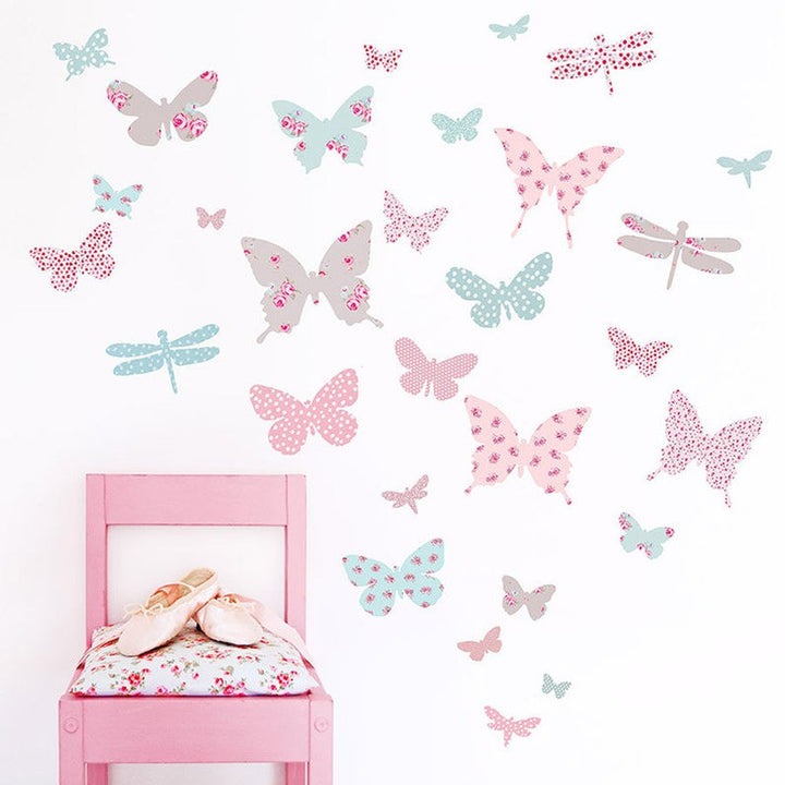 Butterfly Fabric Wall Stickers