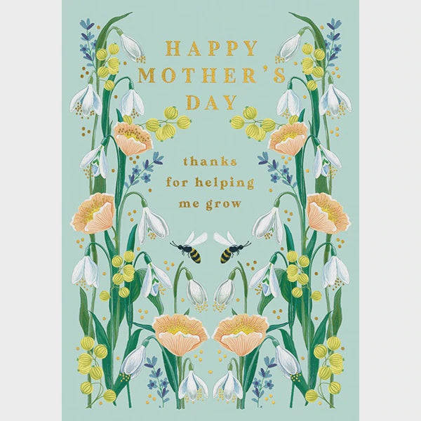 Thanks for Helping Me Grow Mothers Day Card