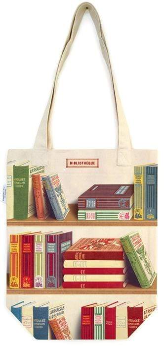 Library Books Print Vintage Style Tote bag