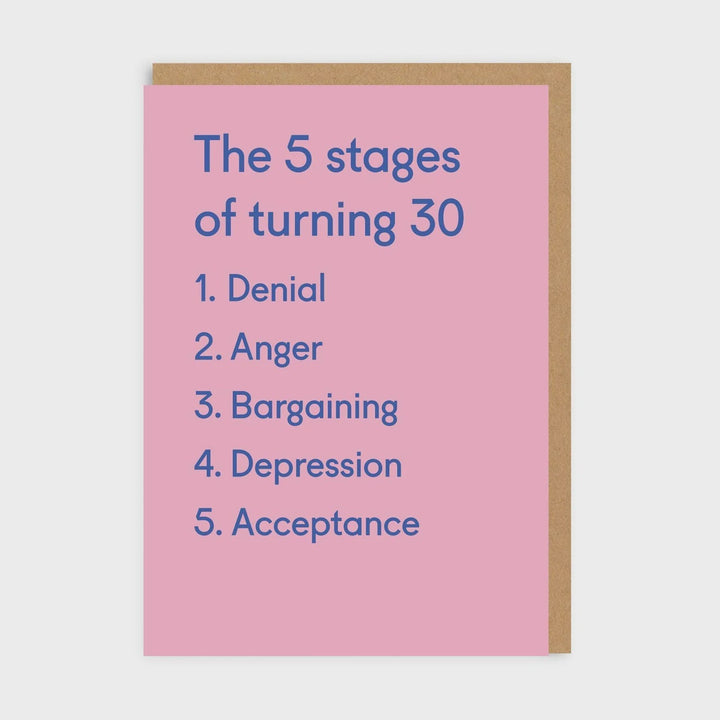 Turning 30 Greeting Card